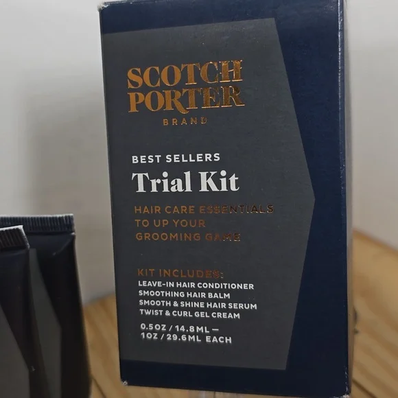 Scotch Porter Hair Care Trial Kit For Men New - Picture 2 of 3